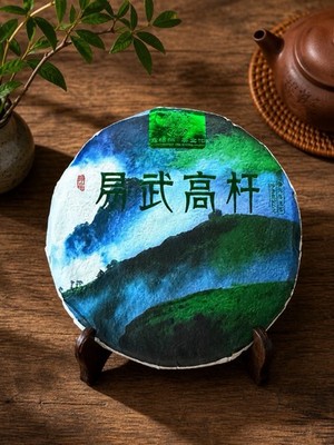 Pu-erh Tea Cake 2018 Yiwu Gaogan Sheng 200g | Premium Yunnan Raw Puer Tea.