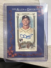 2025 Topps Allen & Ginter Dillon Dingler RC Mini Auto Blue /99 Tigers