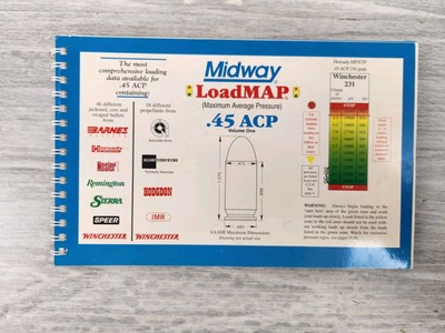 Midway LoadMap .45 ACP  Volume One Spiral Paperback Midway Arms, Inc.