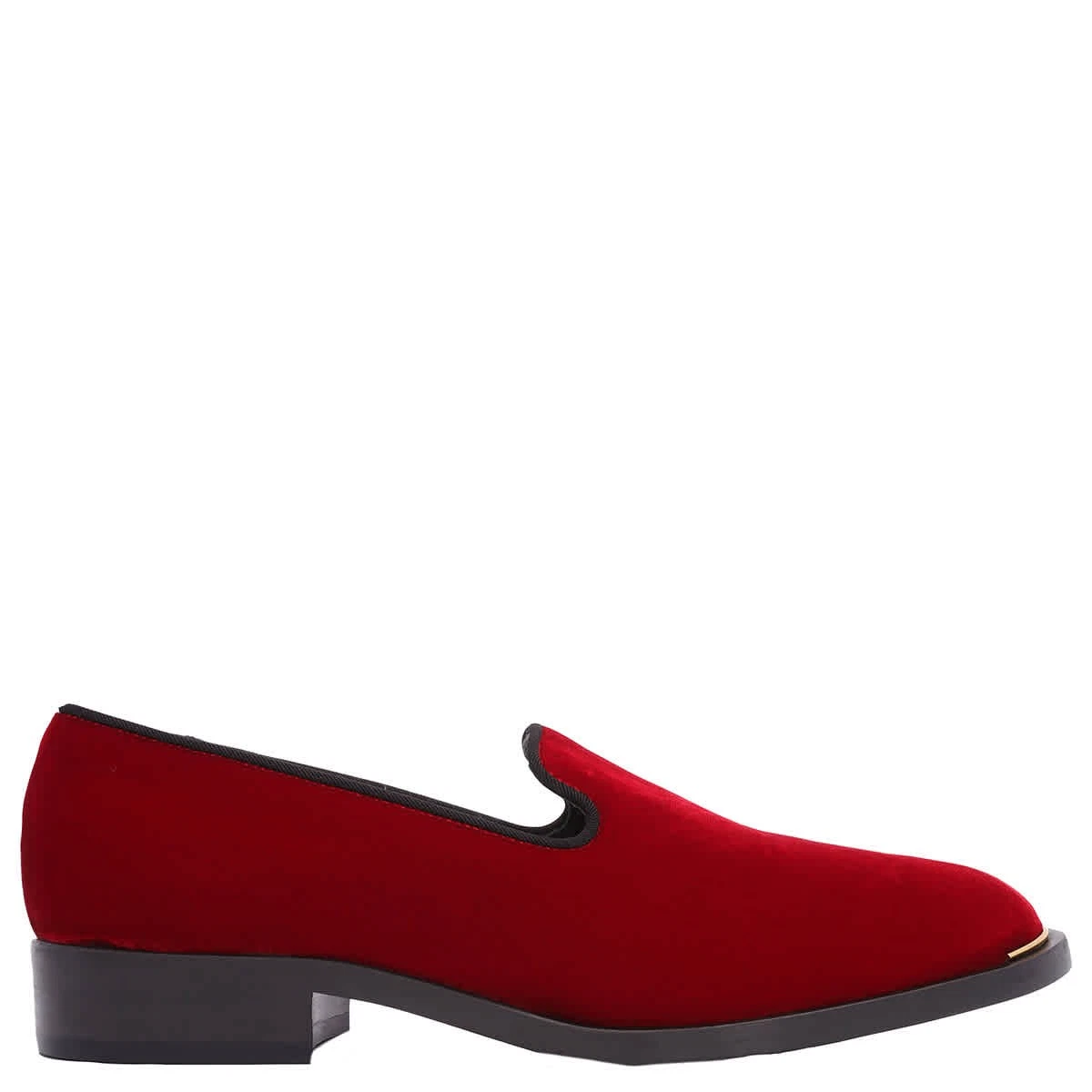 Giuseppe Zanotti Men’s Red Velvet Espadrilles Loafers Amazon.com | FERUCCI Men Red Velvet Slippers Loafers Flat  main image 3