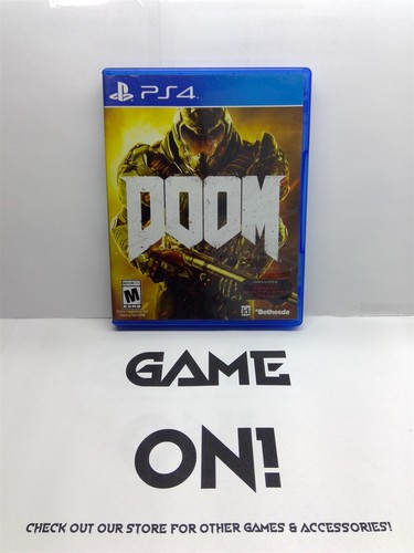Doom - PlayStation 4 - Complete Tested Working - Free Ship