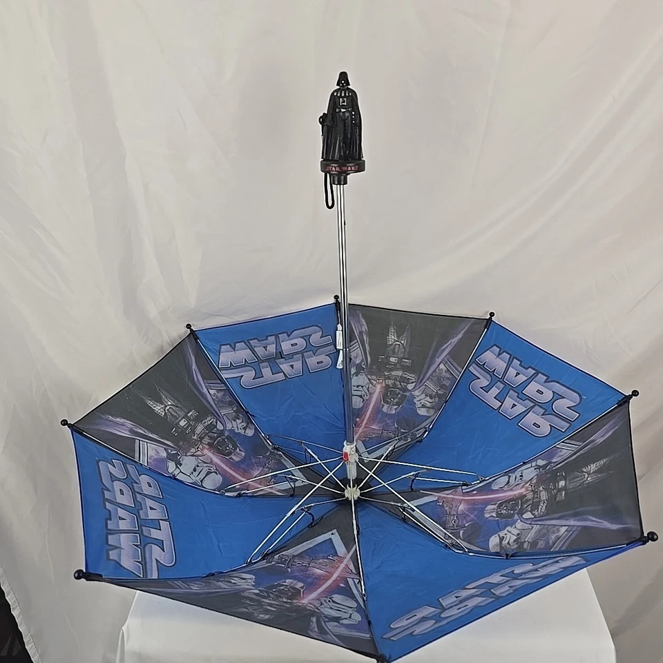 Guerra de las Galaxias Darth Vader Disney Lucas película Paraguas para niños Soldado de asalto azul Foto 3 de 4