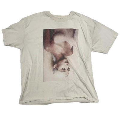 Ariana Grande Sweetener World Tour Shirt Adult Size Medium Beige Unisex
