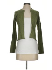 Free Assembly Women Green Cardigan XS