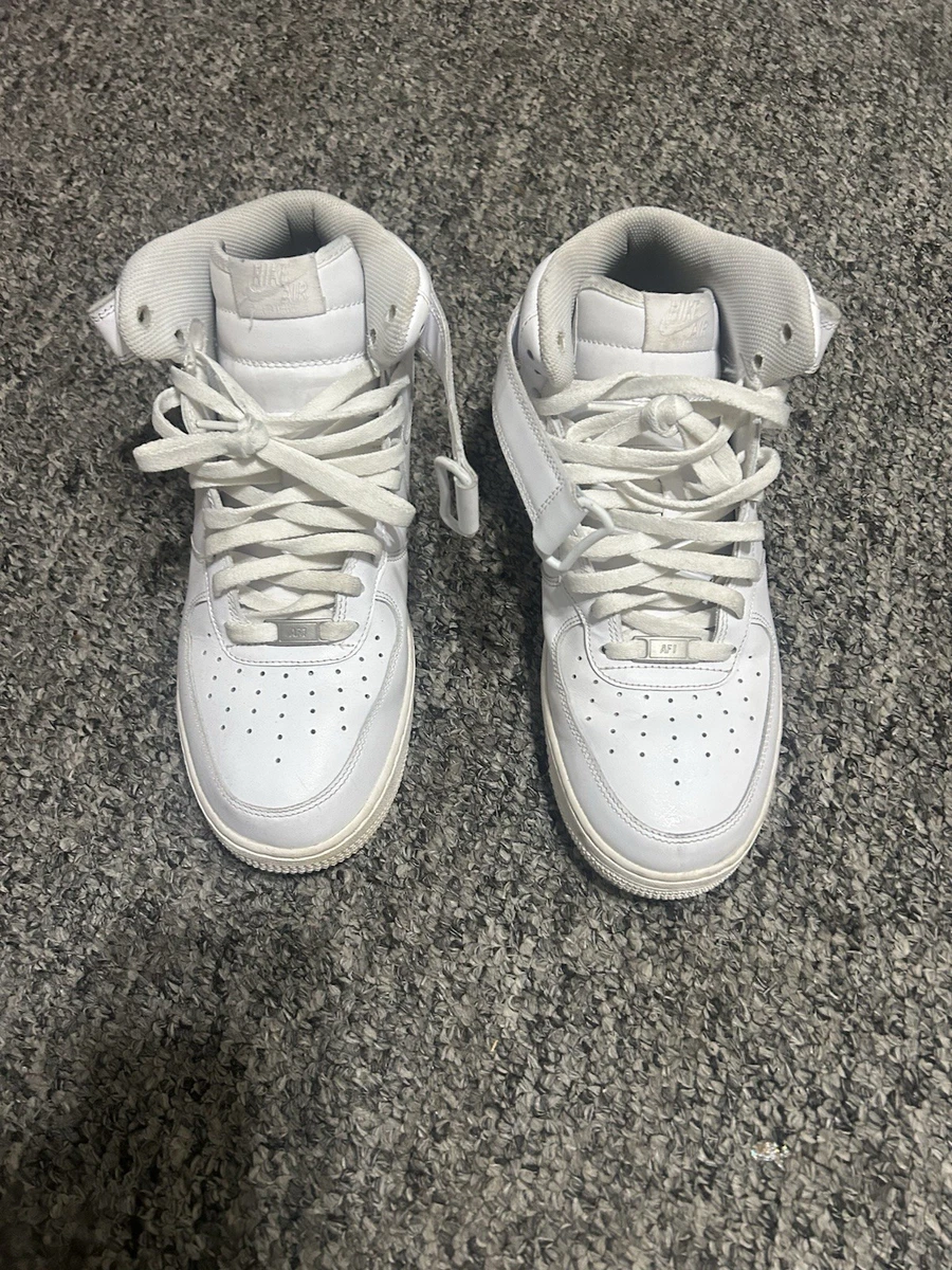 Preços baixos em Nike Air Force 1 Mid White | eBay