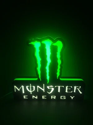 MONSTER ENERGY USB LED Light Up Sign Light Box USB Lamps
