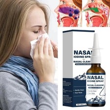 1-5X Iodine Nasal Spray  Nasal Cleanse  Refresh Your Nasal Passage