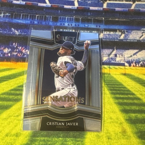 2021 Panini Select Sensations Cristian Javier #SE-7 Rookie RC Houston Astros - Picture 2 of 3