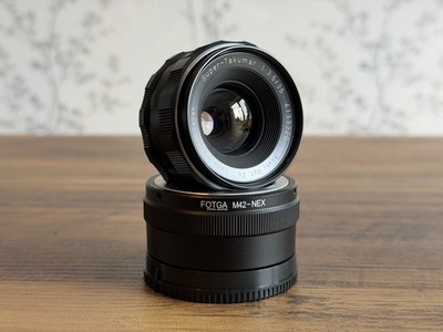 Asahi Pentax Super-Takumar 35mm f/3.5 M42 Mount + Sony E Mount Adapter
