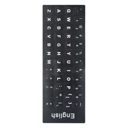 English Keyboard Sticker (English Letters) Non-Transparent Universal For All HLF - Photo 3/4