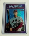 SHOHEI OHTANI TOPPS CHROME HERITAGE BASEBALL 2020 PURPLE REFRACTOR