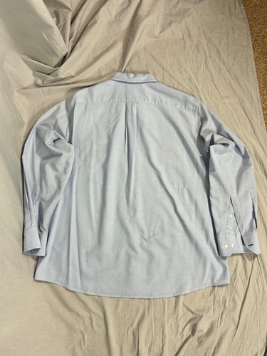US Polo Assn, Men's Plain Light Blue Long Sleeved Shirt, Size Large - Used - Picture 7 of 7