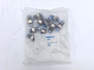 Festo 153159 QSS-8 Push-In Bulkhead Connector 10 Pcs. 