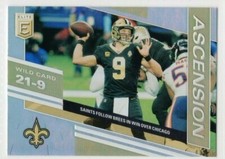Drew Brees 2021 Panini Elite ASCENSION Insert #A4 Saints