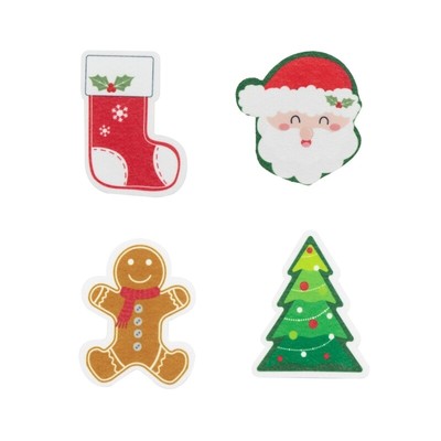Holiday Print Kitchen Sponges For Household Cleaning Without Scratches