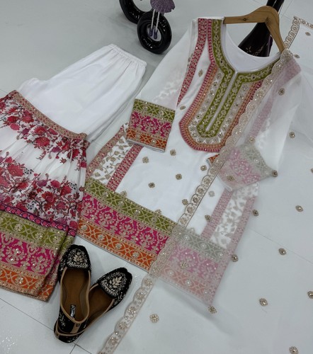 Pakistani Dress Salwar Kameez Ready To Wear Suits Indian Wedding Party 3 Piece - Picture 5 of 11