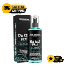 Viking Revolution Sea Salt Spray for Hair Men - Hair Texturizing Spray with Kelp