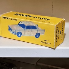 DINKY TOYS BOITE VIDE REPRO COPY PEUGEOT 404 JUNIOR  N°101