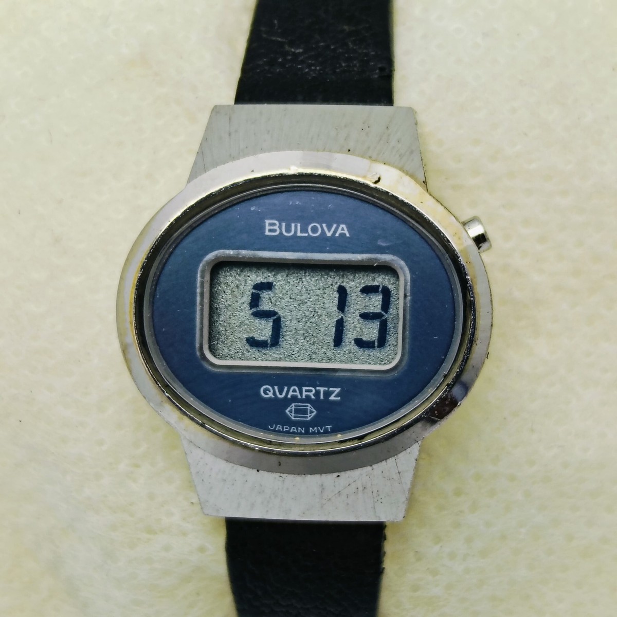Bulova Quartz Digital LCD Vintage Women’s Watch ASN58ABR2