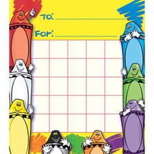 Crayons Motivational Charts North Star Teacher Resource NST2206