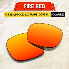 1.5MM POLARIZED Replacement Lenses for Oakley Holbrook Mix OO9384 57mm, Fire Red