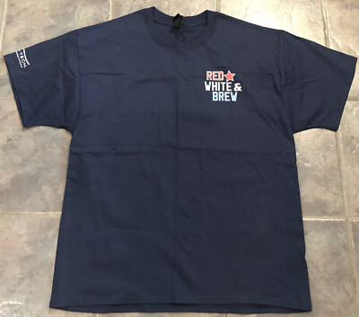 Red White and Brew  Lube Tech  Short Sleeve Shirt Men s Size XL