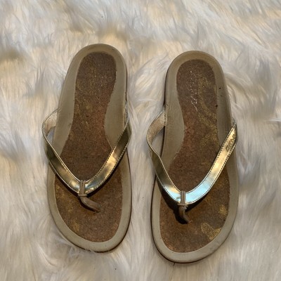dkny cork flip flops