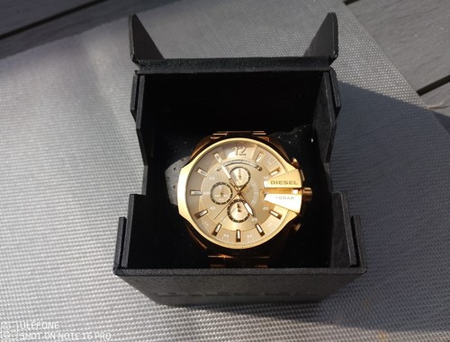 Diesel Uhr DZ 4360 Herrenuhr Mega Chief Gold Watch wenig getragen - Bild 12 von 12