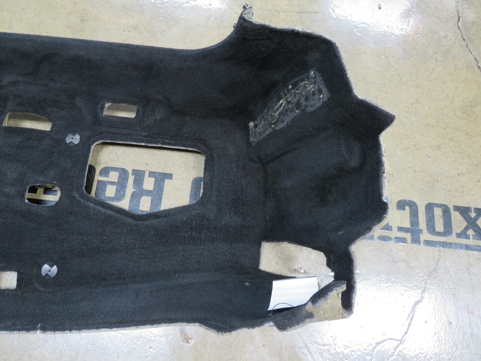 Ferrari California, LH, Left Front Carpet, Black, Used, P/N 810699