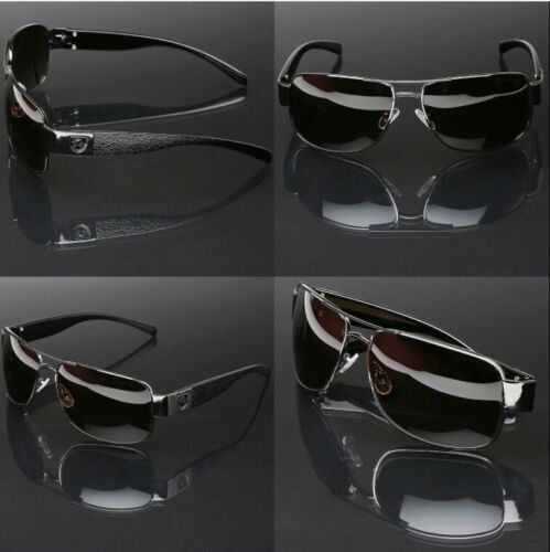 New Burberry Sunglasses Polarized Gold Black Check Arms  display picture 3