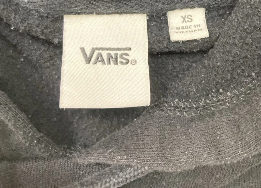Sudadera con capucha Vans ligera gráfica XS negra Foto 4 de 4