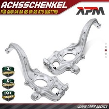 2x Achsschenkel Radaufhängung Vorne L+R für Audi A4 B8 Q5 8R A5 8T3 quattro