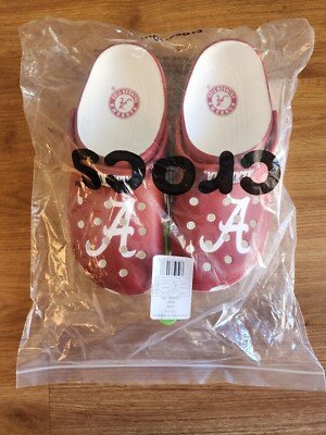 Size 9M/11W Crocs University of Alabama Crimson Tide Classic Clogs 209582-100 Crocs University of Alabama Crimson Tide Classic Clogs (Size  main image 2