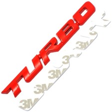 Turbo Badge Emblem Universal Metal Car Auto Fender Trunk Tailgate Decal Sticker
