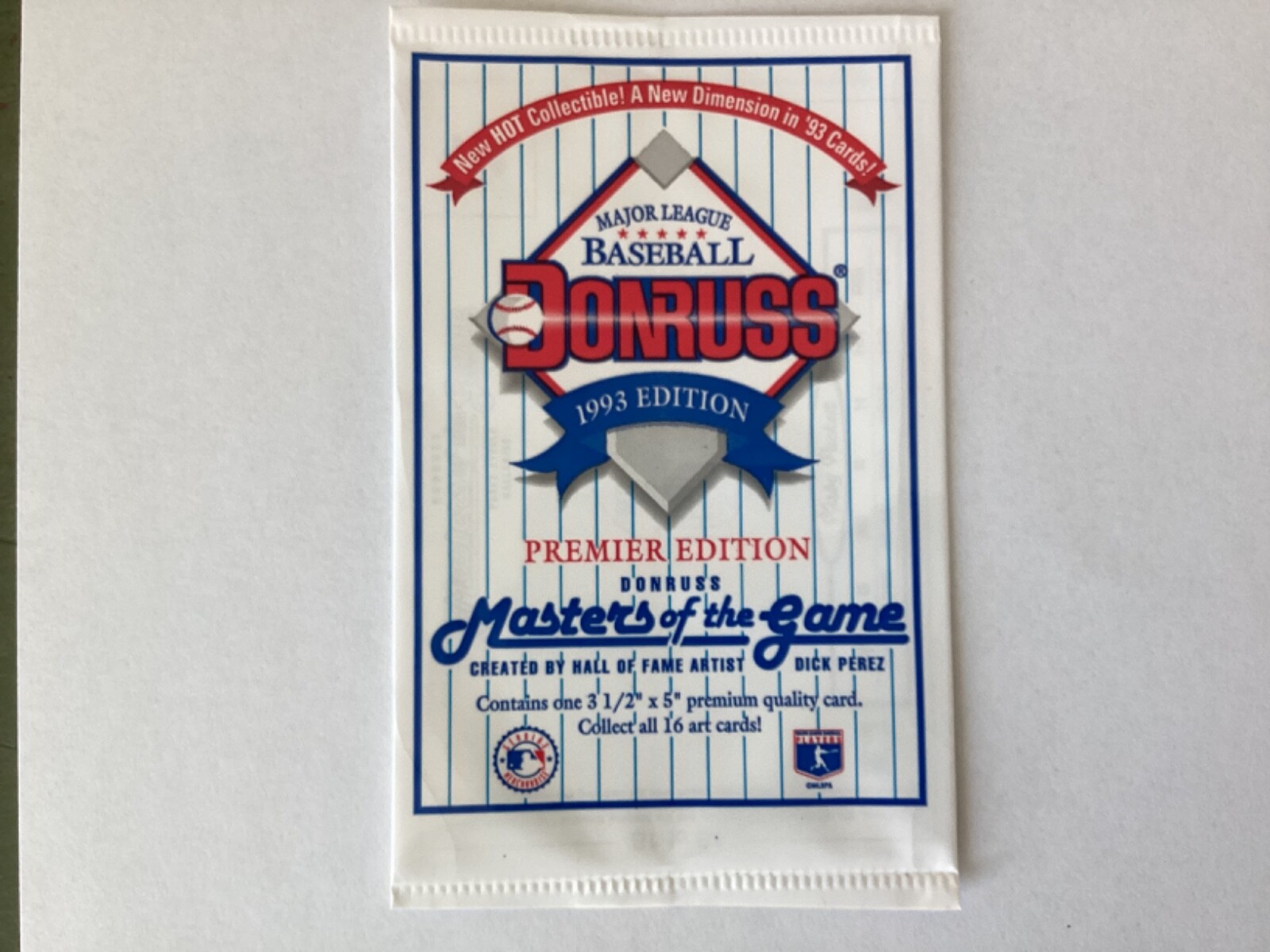 1993 Donruss Masters of the Game #9 Will Clark Jumbo Card - Free shipping