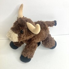 Aurora Toro Bull 8 Plush Stuffed Animal Toy 2020 Cute Floppy Soft Brown