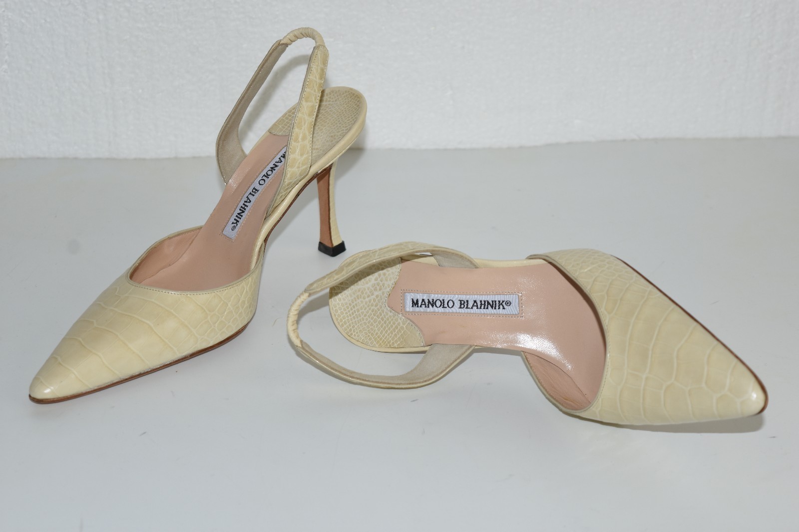 CAROLYNE 90mm CROCODILE Slingback, image 2 of 6