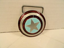 Captain America Shield Marvel Avengers Superhero Metal Belt Buckle