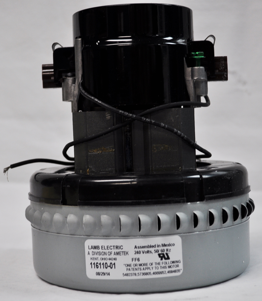 Ametek Lamb 14.5cm 240 Volt 2 Fasi Cuscinetto a Sfera Motore 116110-01