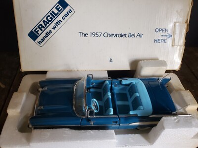 Danbury Mint 1957 Chevy Bel Air Convertible 1:24 Scale Diecast