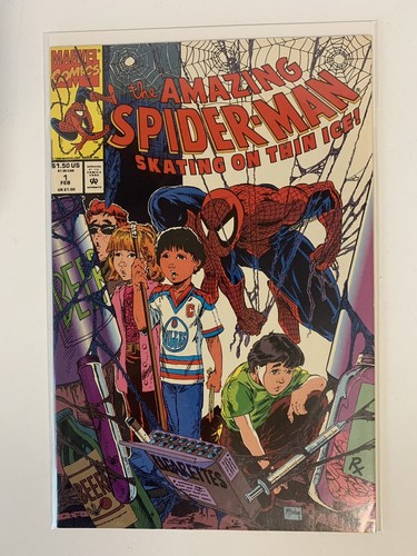 The Amazing Spider-Man Skating On Thin Ice 1 2 3 4 Marvel 1993 Set Run 1-4 VF - Picture 2 of 5