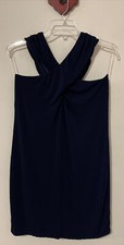Destiny 101 Women’s Size 3x Blue Spandex-Blend Layered Knee-Length Dress! M1267