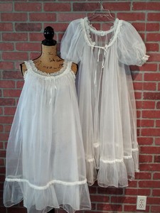white sheer nightgown
