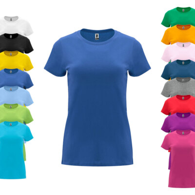 Roly DAMEN T-SHIRT Tailliert -Women´s Capri T-Shirt- S M L XL XXL 3XL NEU RY6683