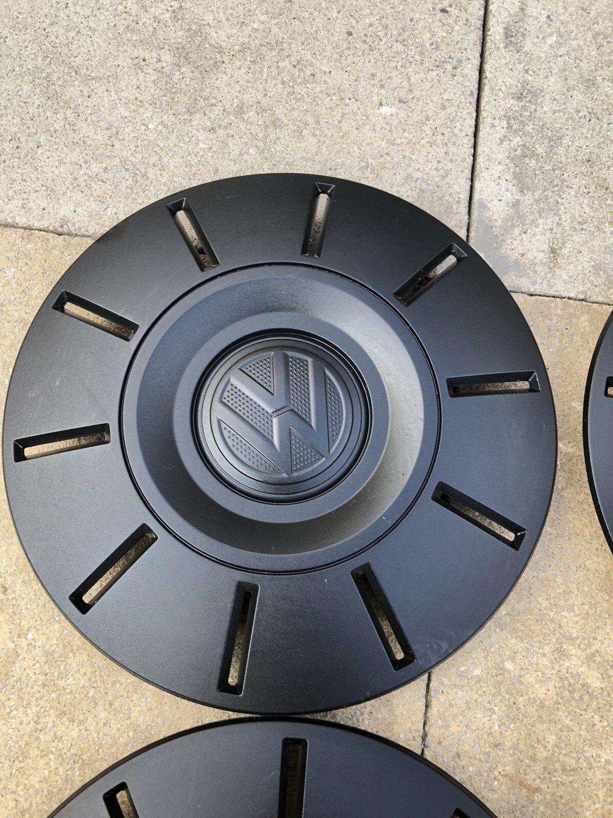 VW Transporter T5/T6 Steel Wheel Centre Caps Set x4 Genuine 16” 17”18
