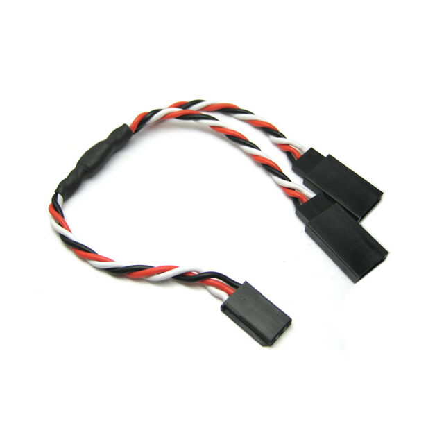 Etronix 22AWG 30cm Futaba Twisted Y Extension Wire - ET0753