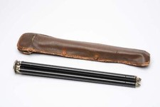 Vintage Excelsior brass "accordion" type tripod Made in Germany  case