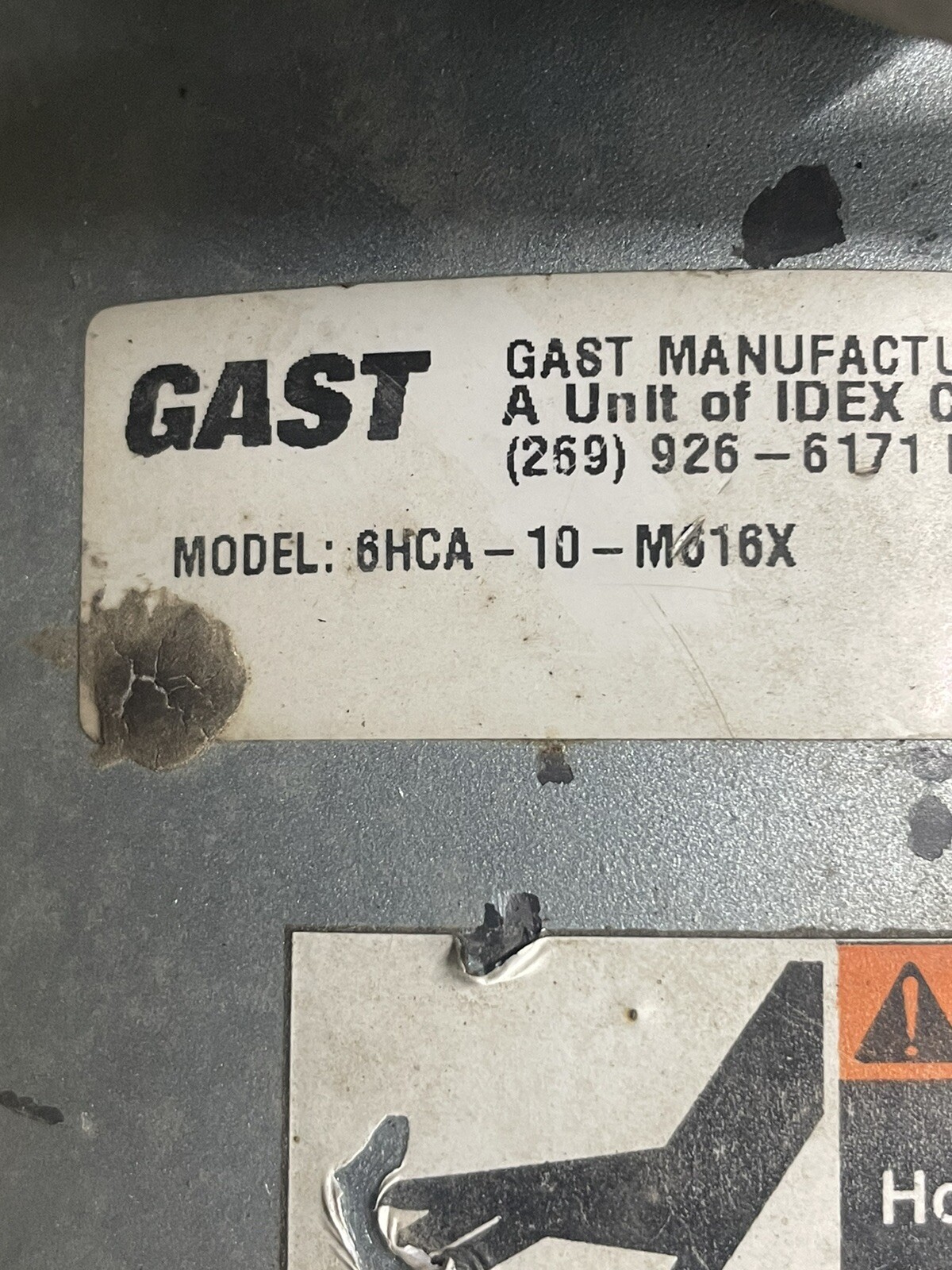 15Gal Truck Air Compressor w/ Dual Gast 6Hca-10-M616X 100psi, 5.35CFM 115/230v