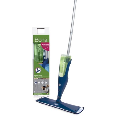 Floor Spray Mop Reusable Microfiber Pad Refillable Multi Surface Cleaner Liquid
