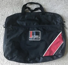 Vintage 80’s GITANO SPORT LINE Messenger Black Square Bag Carrier 15” x 12” x 3"